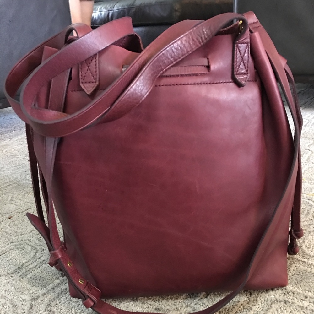 Madewell medium drawstring transport tote